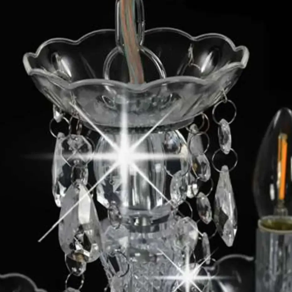 vidaXL - Kroonluchter - Zilver - Metaal