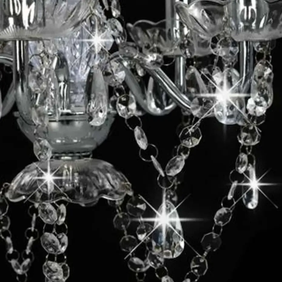 vidaXL - Kroonluchter - Zilver - Metaal