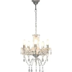 vidaXL - Kroonluchter - Zilver - Metaal