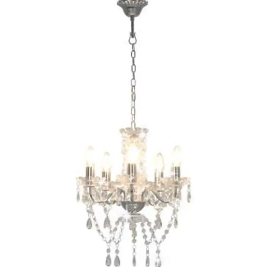 vidaXL - Kroonluchter - Zilver - Metaal