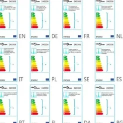 vidaXL - Kroonluchter - Zwart - Kunststof