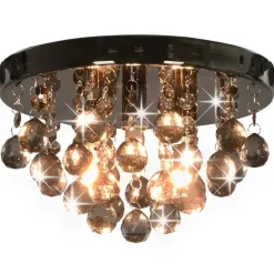 vidaXL - Kroonluchter - Zwart - Metaal