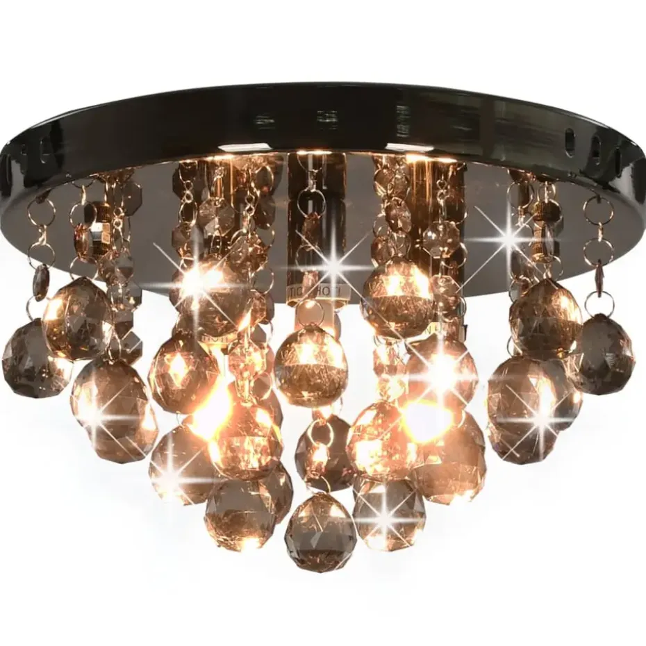 vidaXL - Kroonluchter - Zwart - Metaal