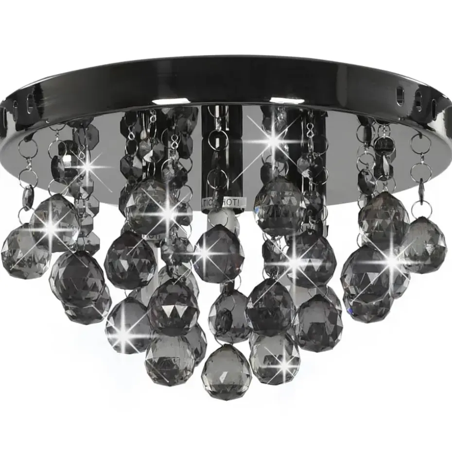 vidaXL - Kroonluchter - Zwart - Metaal