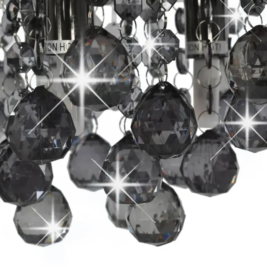 vidaXL - Kroonluchter - Zwart - Metaal