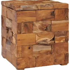 vidaXL - Kruk - Bruin - Hout