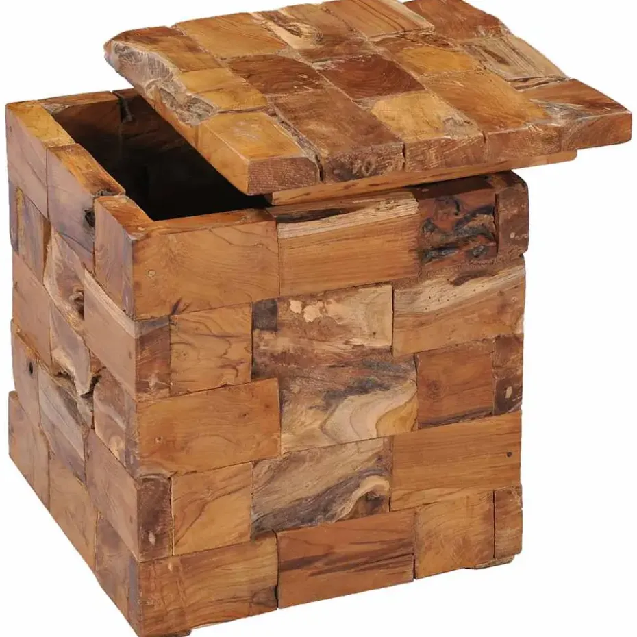 vidaXL - Kruk - Bruin - Hout