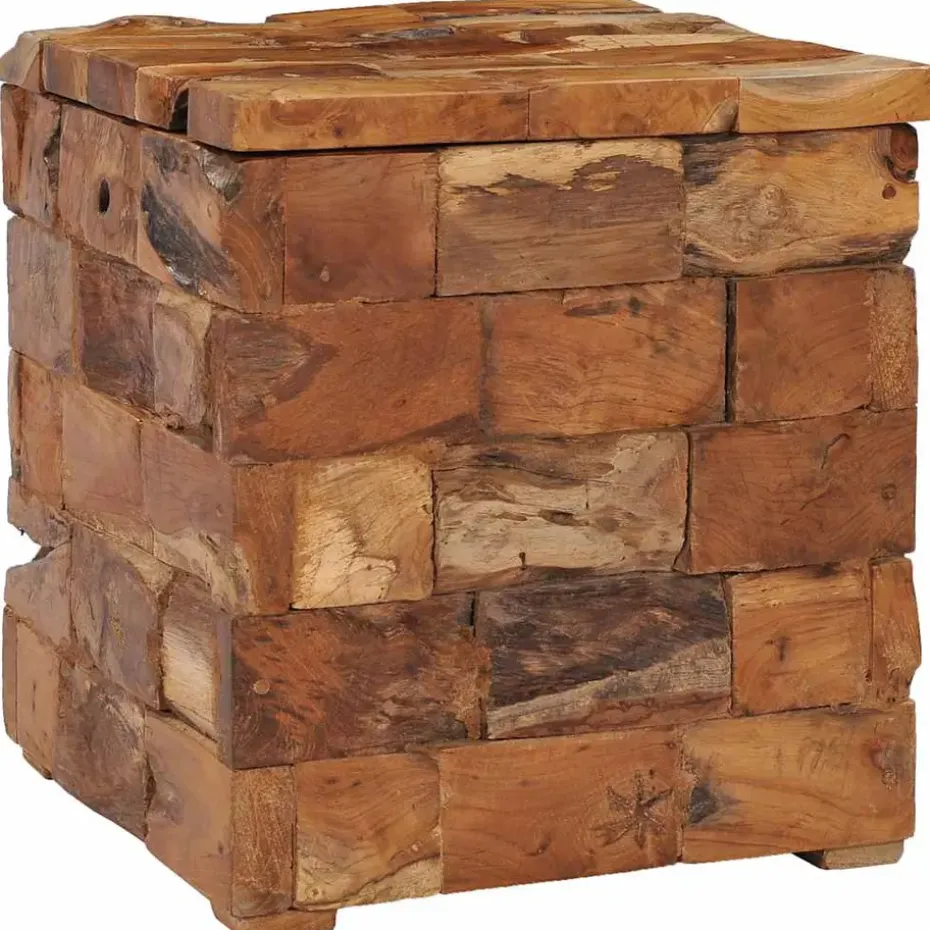 vidaXL - Kruk - Bruin - Hout