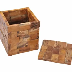 vidaXL - Kruk - Bruin - Hout