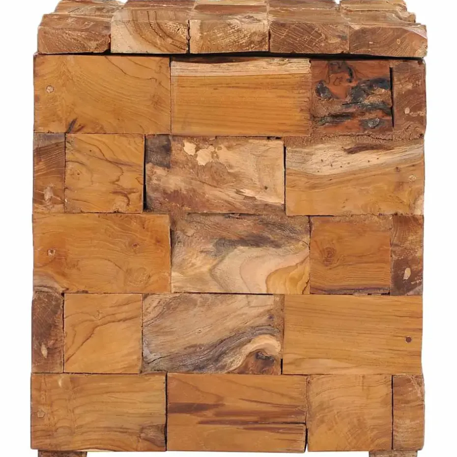 vidaXL - Kruk - Bruin - Hout