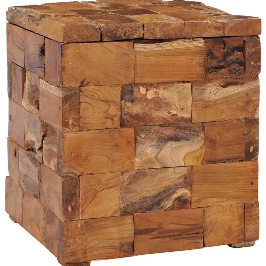 vidaXL - Kruk - Bruin - Hout