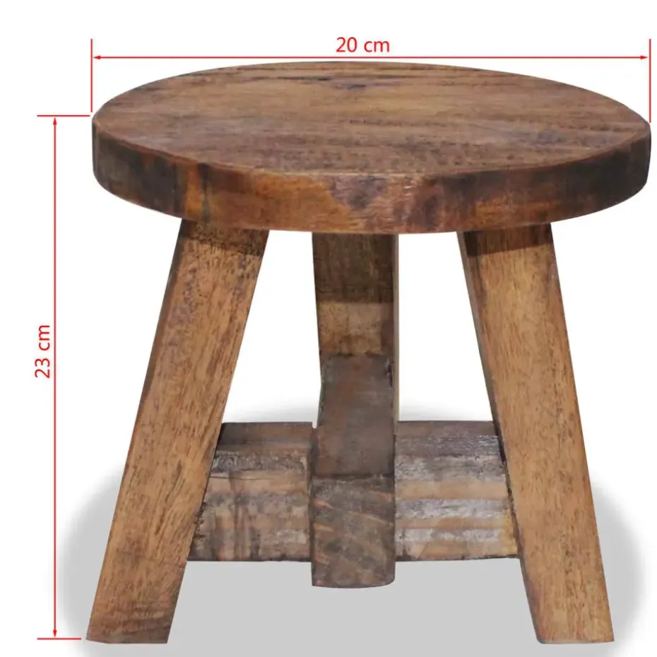 vidaXL - Kruk - Bruin - Hout