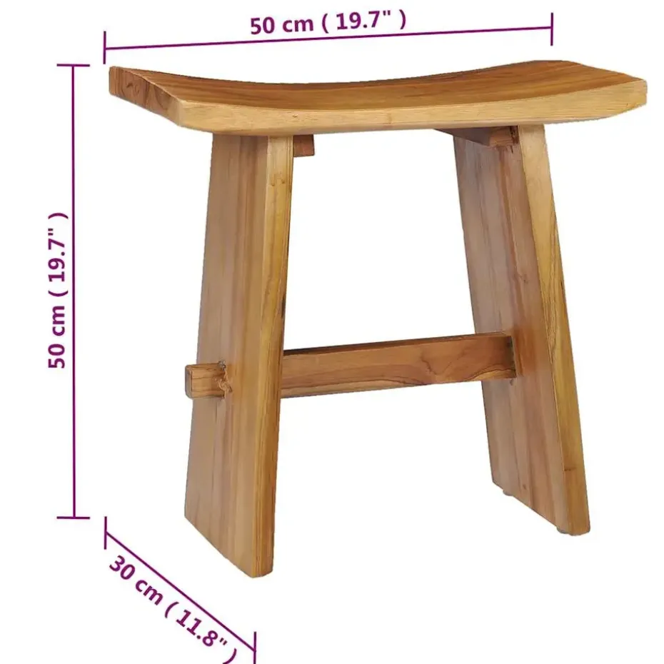 vidaXL - Kruk - Bruin - Hout