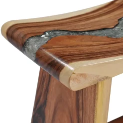 vidaXL - Kruk - Multikleur - Hout