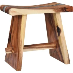 vidaXL - Kruk - Multikleur - Hout