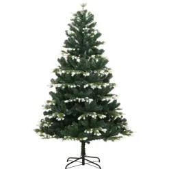 vidaXL - Kunstkerstboom - Groen - 210 cm