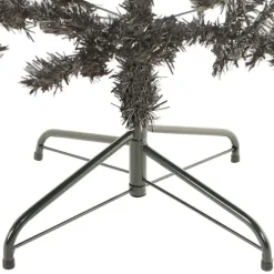 vidaXL - Kunstkerstboom met 486 tips en staal standaard 240 cm - Zwart - PVC