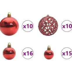 vidaXL - Kunstkerstboom met staal standaard 180 cm - Groen - PVC