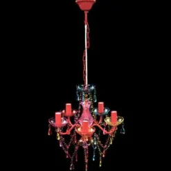 vidaXL - Kunstmatige Kristallen Glazen Plafondlamp - Multikleur - Glas