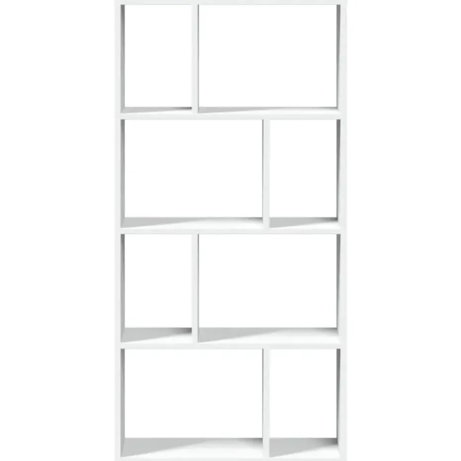 vidaXL - 4-laags Boekenkast voor woonkamers - Wit - Hout - 60x20x120 cm