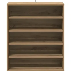 vidaXL - 5-laags Schoenenkast 10 paar - Artisana eiken - 60x35x70 cm