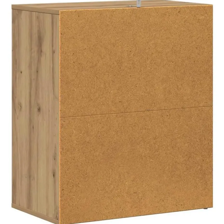 vidaXL - 5-laags Schoenenkast 10 paar - Artisana eiken - 60x35x70 cm