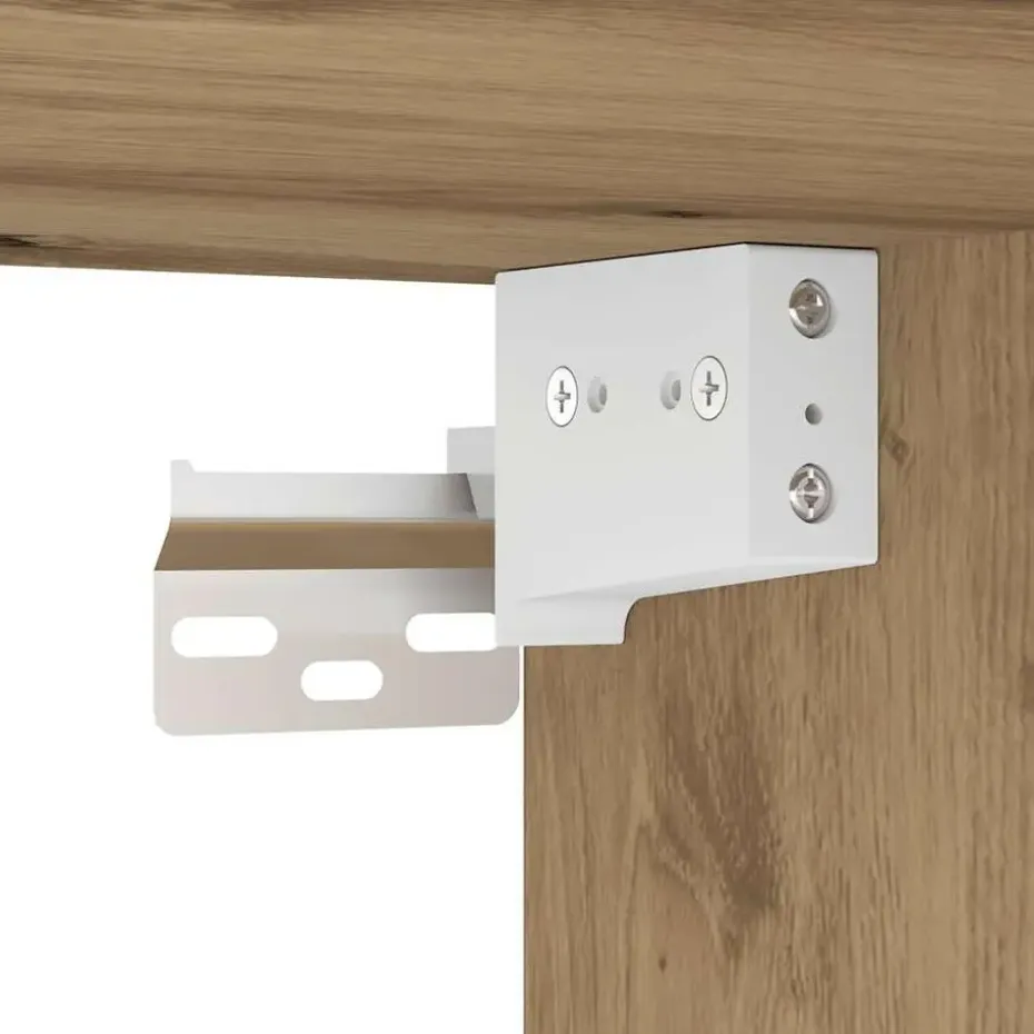 vidaXL - 5-laags Schoenenkast 10 paar - Artisana eiken - 60x35x70 cm