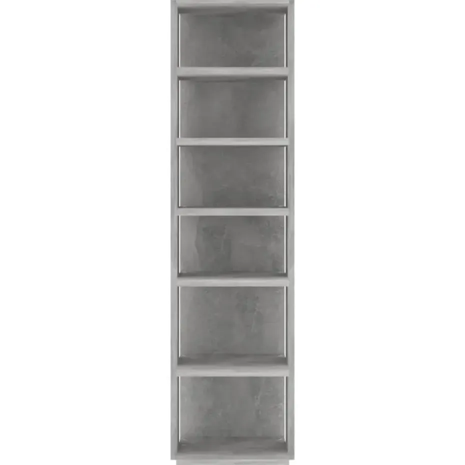 vidaXL - 6-laags Schoenenkast 6 paar - Betongrijs - Hout - 27.5x27x102 cm