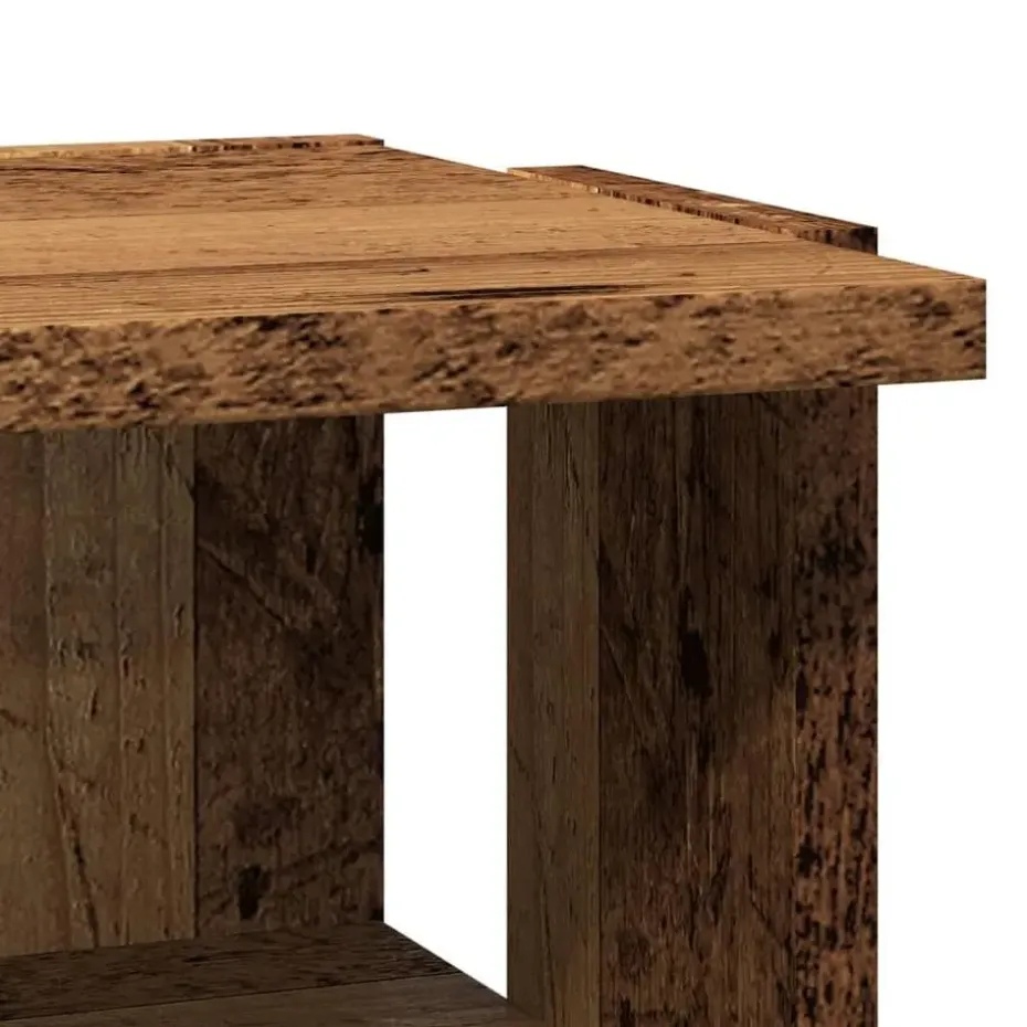 vidaXL - 6-laags Schoenenkast 6 paar - Oud hout - 28x27x102 cm