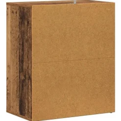 vidaXL - 5-laags Schoenenkast 10 paar - Oud hout - 60x35x70 cm
