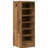 vidaXL - 6-laags Schoenenkast 6 paar - Oud hout - 35x35x92 cm