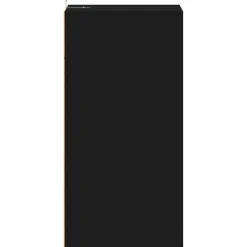 vidaXL - 5-laags Wandschoenenkast 5 paar - Zwart - Bewerkt hout - 31.5x35x70 cm