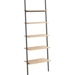 vidaXL - Ladderrek - Bruin - Bewerkt hout