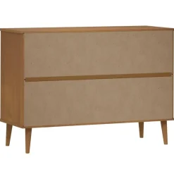 vidaXL - Ladekast - Bruin - Grenenhout