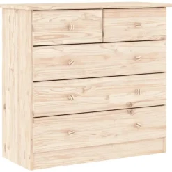 vidaXL - Ladekast - Bruin - Grenenhout