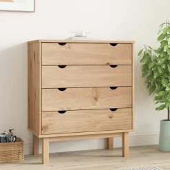 vidaXL - Ladekast - Bruin - Grenenhout