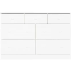 vidaXL - Ladekast - Wit - Grenenhout