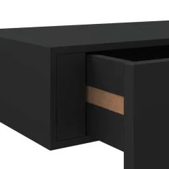 vidaXL - Ladeschap - Zwart - MDF