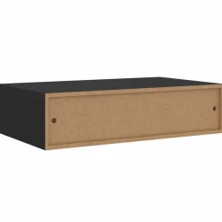 vidaXL - Ladeschap - Zwart - MDF