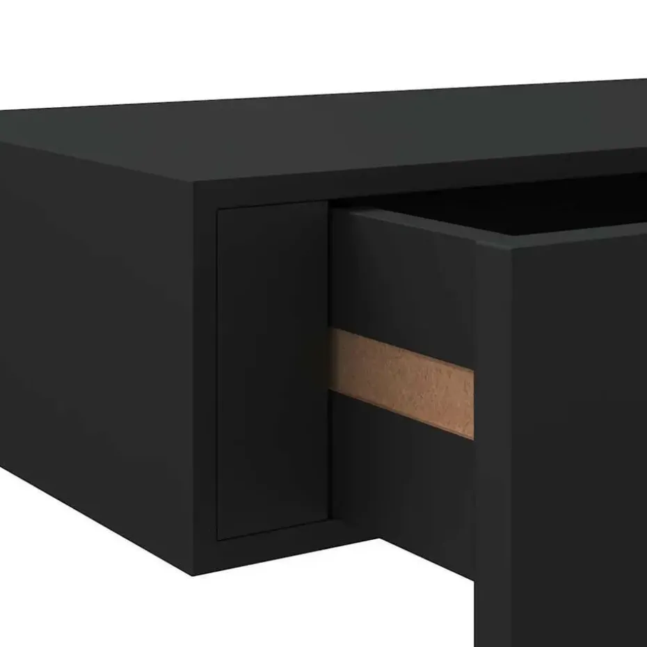 vidaXL - Ladeschap - Zwart - MDF