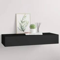 vidaXL - Ladeschap - Zwart - MDF