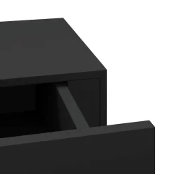 vidaXL - Ladeschap - Zwart - MDF