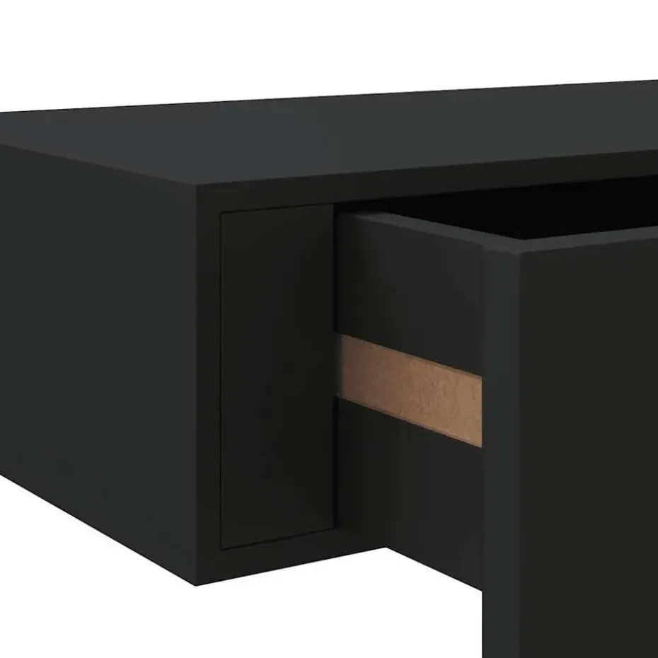 vidaXL - Ladeschap - Zwart - MDF