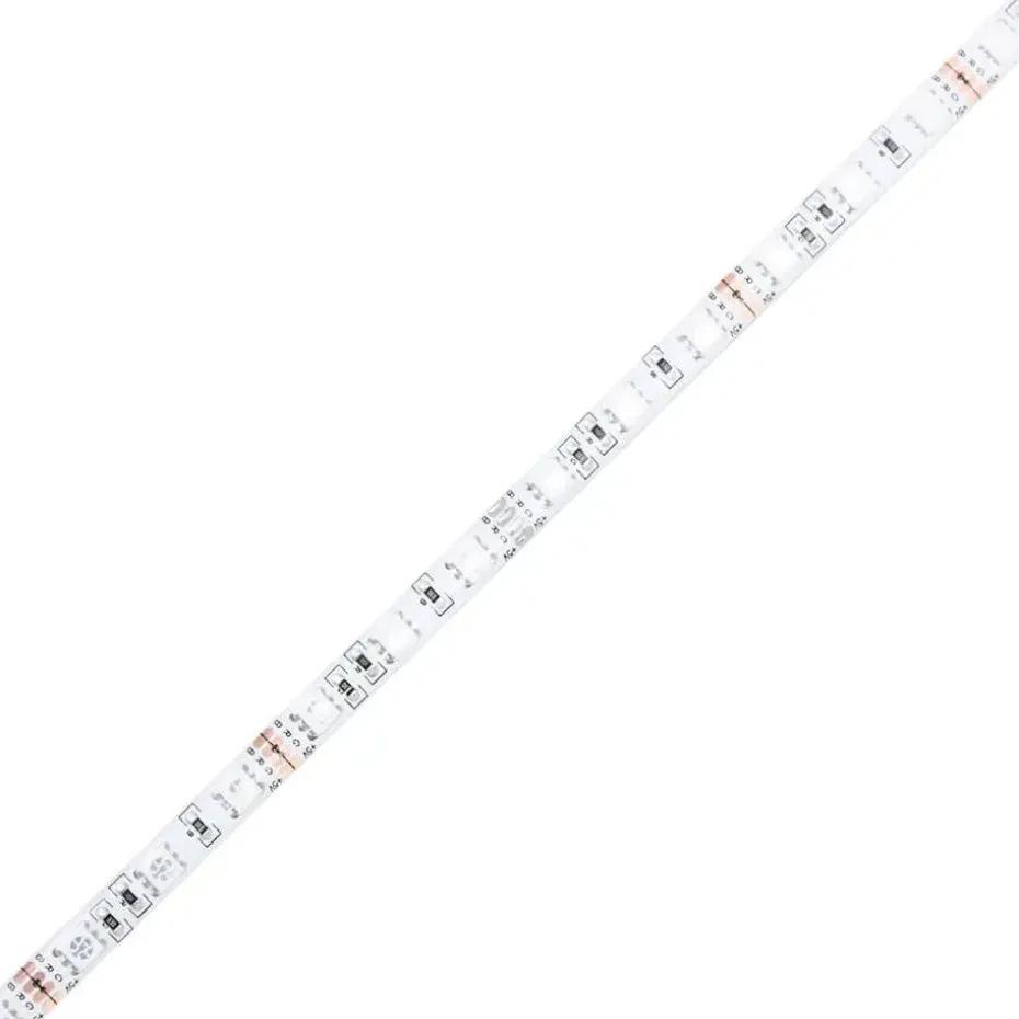 vidaXL - LED TV-meubel met 2 deuren - Zwart eiken - Hout en glas - 120x30x36 cm