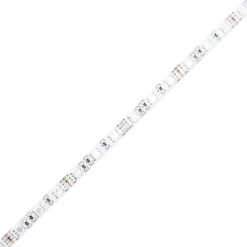 vidaXL - LED TV-meubel met 3 deuren en glas legplanken - Wit - 200x36.5x40 cm