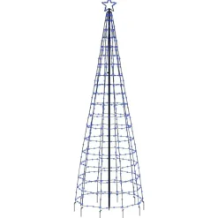 vidaXL - Led-kerstboom - Blauw - 300 cm