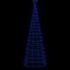 vidaXL - Led-kerstboom - Blauw - 300 cm