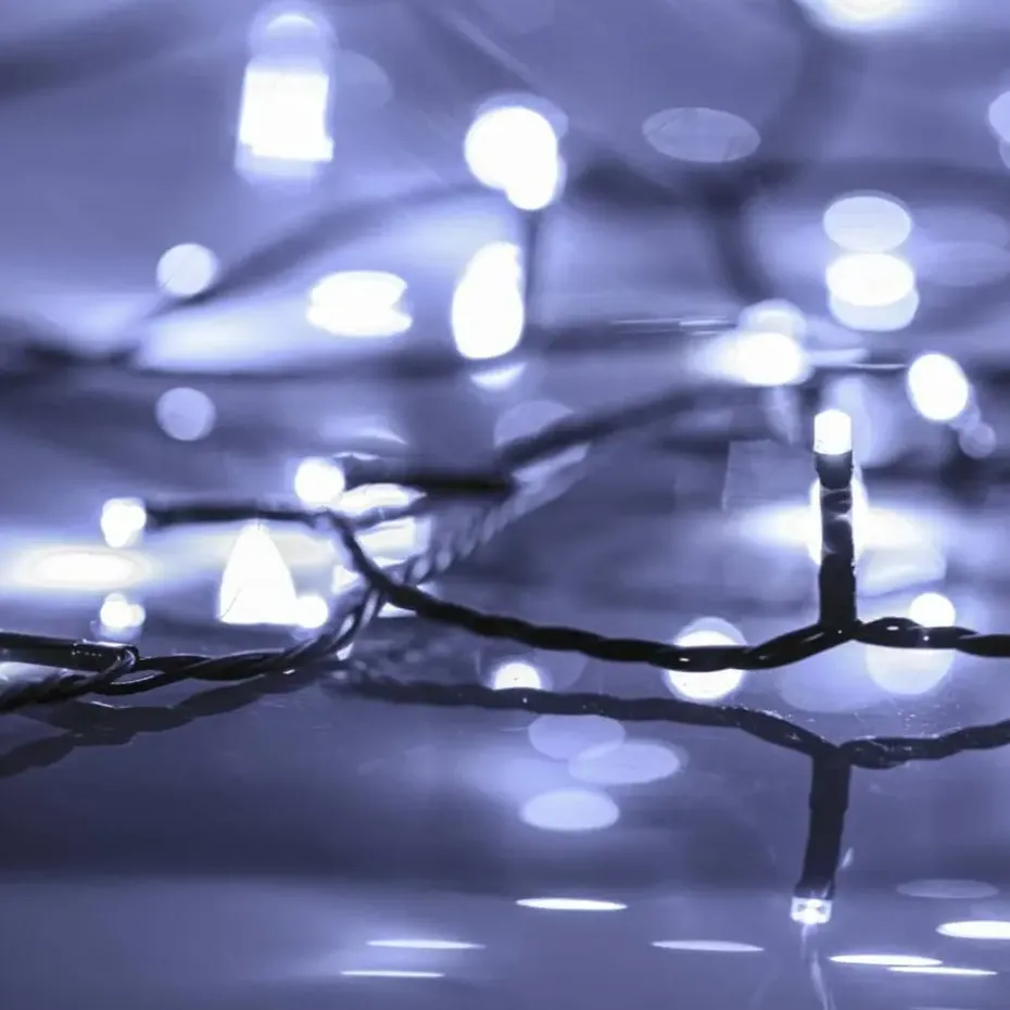 vidaXL - Led-slinger - Cold white - 30 m