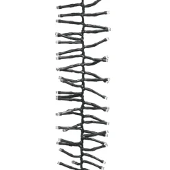 vidaXL - Led-slinger - Cold white and dark green - 11 m