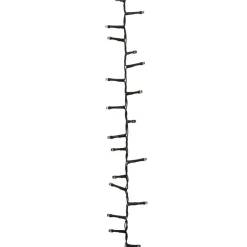 vidaXL - Led-slinger - Multicolour and dark green - 13 m